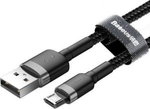 Kabel USB Baseus USB-A - microUSB 3 m Czarno-szary (6953156296374) 3