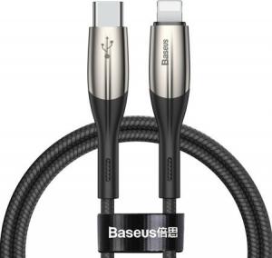 Kabel USB Baseus USB-C - Lightning 1 m Czarny (BRA007390) 1