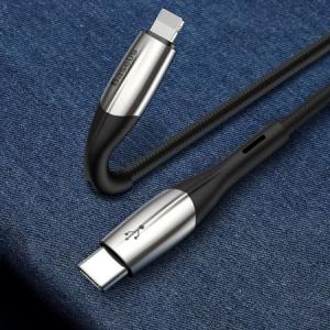Kabel USB Baseus USB-C - Lightning 1 m Czarny (BRA007390) 6