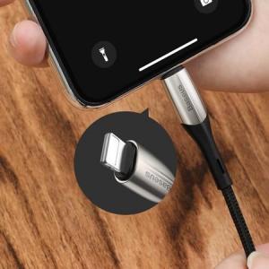 Kabel USB Baseus USB-C - Lightning 1 m Czarny (BRA007390) 10