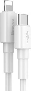 Kabel USB Baseus USB-C - Lightning 1 m Biały (BRA007389) 4