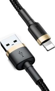 Kabel USB Baseus USB-A - Lightning 3 m Czarno-złoty (CALKLF-RV1) 2