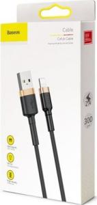 Kabel USB Baseus USB-A - Lightning 3 m Czarno-złoty (CALKLF-RV1) 9