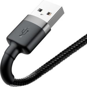 Kabel USB Baseus USB-A - Lightning 3 m Czarno-szary (6953156296305) 4