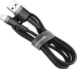 Kabel USB Baseus USB-A - Lightning 3 m Czarno-szary (6953156296305) 5