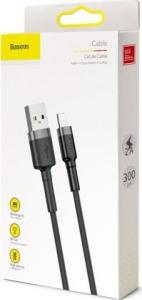 Kabel USB Baseus USB-A - Lightning 3 m Czarno-szary (6953156296305) 9
