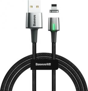 Kabel USB Baseus USB-A - Lightning 1 m Czarny (6953156294721) 1