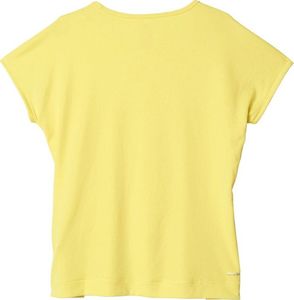 Adidas Koszulka dziewczęca Yg T Q2 Tee żółta r. 164 (AK2691) 1