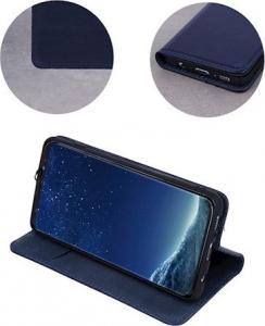 TelForceOne Pokrowiec skórzany Smart Pro do Samsung A10 granatowy 3