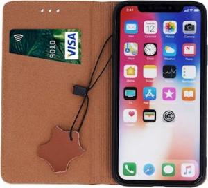 TelForceOne Pokrowiec skórzany Smart Pro do Samsung A20e (SM-A202F) brązowy 2