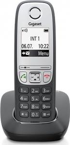 Telefon stacjonarny Gigaset A415 Czarno-srebrny 1