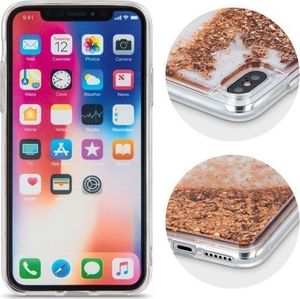CASE ETUI LIQUID GLITTER TPU HUAWEI P20 LITE 2019 ZŁOTY standard 5