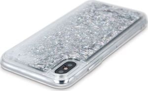 CASE ETUI LIQUID GLITTER TPU SAMSUNG GALAXY A60 SREBRNY standard 4