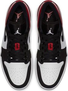 Jordan  Buty męskie 1 Low Black Toe czarne r. 45 (553558-116) 4