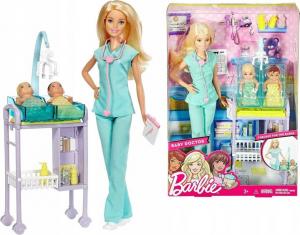 Lalka Barbie Mattel Zestaw kariera lekarz pediatra (DVG10) 1