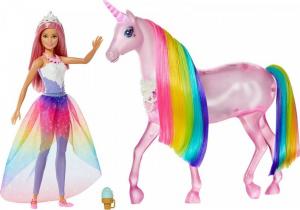 Lalka Barbie Mattel Dreamtopia - Jednorożec Magia świateł  (FXT26) 1