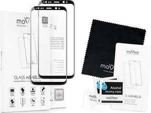 moVear MOVEAR Szkło 3D Samsung Galaxy S8+ Plus Cały Ekran Czarne Hartowane 9h G955F Standard 1