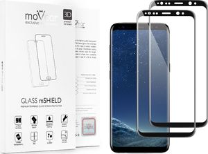moVear MOVEAR Szkło 3D Samsung Galaxy S8+ Plus Cały Ekran Czarne Hartowane 9h G955F Standard 2