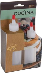 La Cucina Butelka do dekoracji / dekorator ciast, sosów 2szt uniwersalny 2