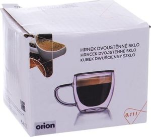 Orion Szklanka termiczna z podwójną ścianką do kawy. 0,1 l 2
