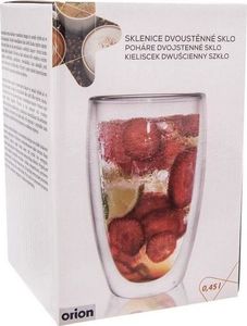 Orion Szklanka termiczna z podwójną ścianką do kawy, latte, herbaty, 0,45 l 2