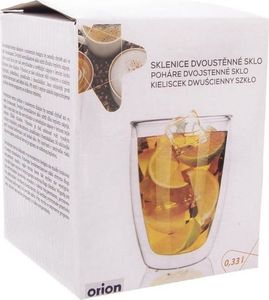 Orion Szklanka termiczna z podwójną ścianką do kawy, latte, herbaty, 0,33 l 2