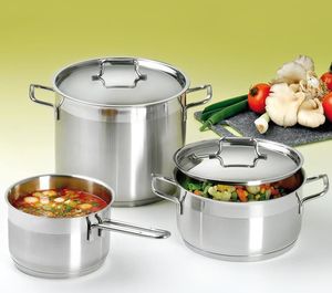 Orion Garnek stalowy z pokrywką 18/10 ANETT 3L uniwersalny 2