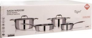 Orion Zestaw garnków / garnki stalowe 18/10 ROYAL 6 el. uniwersalny 2