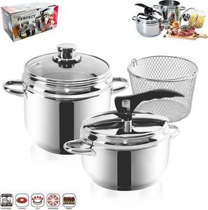 Orion Szybkowar 2x garnek zestaw PROFI DUO 3,5+5L ORION uniwersalny 2