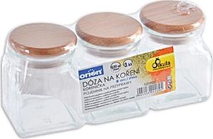 Orion Pojemnik szklany / słoik na przyprawy 120 ml 3szt uniwersalny 2