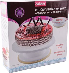 Orion Patera obrotowa do dekoracji ciast tortów 28 cm uniwersalny 3