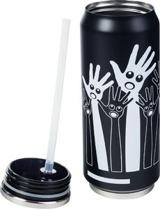 Orion Kubek termiczny Puszka Łapki 0.5L czarny 2