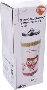 Orion Kubek termiczny Puszka Sowa 0.4L biały 3
