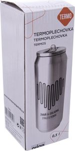 Orion Kubek termiczny Puszka 0.5L srebrny 2