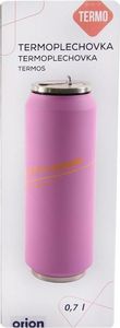 Orion Kubek termiczny Puszka Fitness 0.7L różowy 2