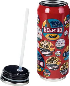 Orion Kubek termiczny Puszka Circle 0.5L czerwony 2