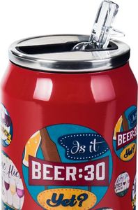 Orion Kubek termiczny Puszka Circle 0.5L czerwony 3