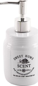 Dozownik do mydła Orion łazienkowy Sweet Home biały (530769) 1