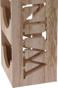 Home Styling Collection Stojak WINO regał na butelki wina - 3 butelki uniwersalny 2