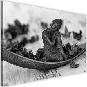 Feeby Obraz na płótnie - Canvas, Budda i płatki 3 60x40 1