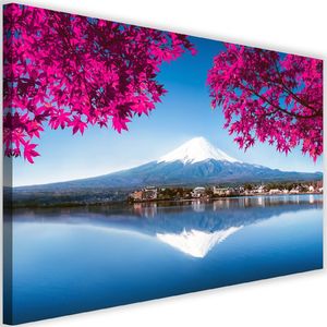 Feeby Obraz na płótnie - Canvas, Góra Fuji i jezioro 3 60x40 1