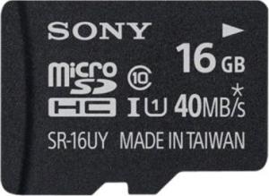 Karta Sony MicroSDHC 16 GB Class 10 UHS-I/U1  (SR16UYA) 1
