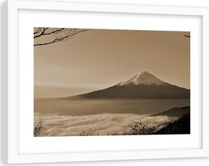 Feeby Obraz w ramie białej, Góra Fuji 1 120x80 1