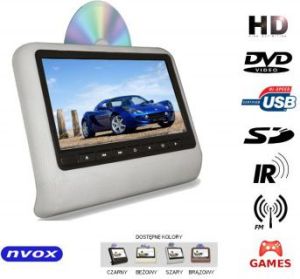Odtwarzacz przenośny Nvox 9'' LED HD z DVD DV9917HD GR 1