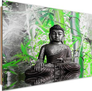 Feeby Deco Panel, Budda i bambusy 1 60x40 1