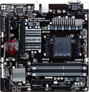 Płyta główna Gigabyte GA-78LMT-S2PV, 760G, DDR3-1066, SATA3, RAID, DVI, mATX (GA-78LMT-S2PV) 2