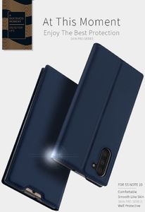 Dux Ducis Dux Ducis Skin Leather etui portfel z klapką SAMSUNG GALAXY NOTE 10 złote uniwersalny 10