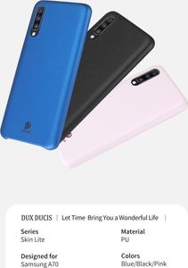 Dux Ducis Dux Ducis Skin Lite case etui pokrowiec ze skóry ekologicznej SAMSUNG GALAXY A10 różowy uniwersalny 17