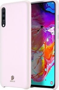 Dux Ducis Dux Ducis Skin Lite case etui pokrowiec ze skóry ekologicznej SAMSUNG GALAXY A10 różowy uniwersalny 3