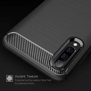 Etui pancerne plecki Carbon SAMSUNG GALAXY A80 czarne uniwersalny 4